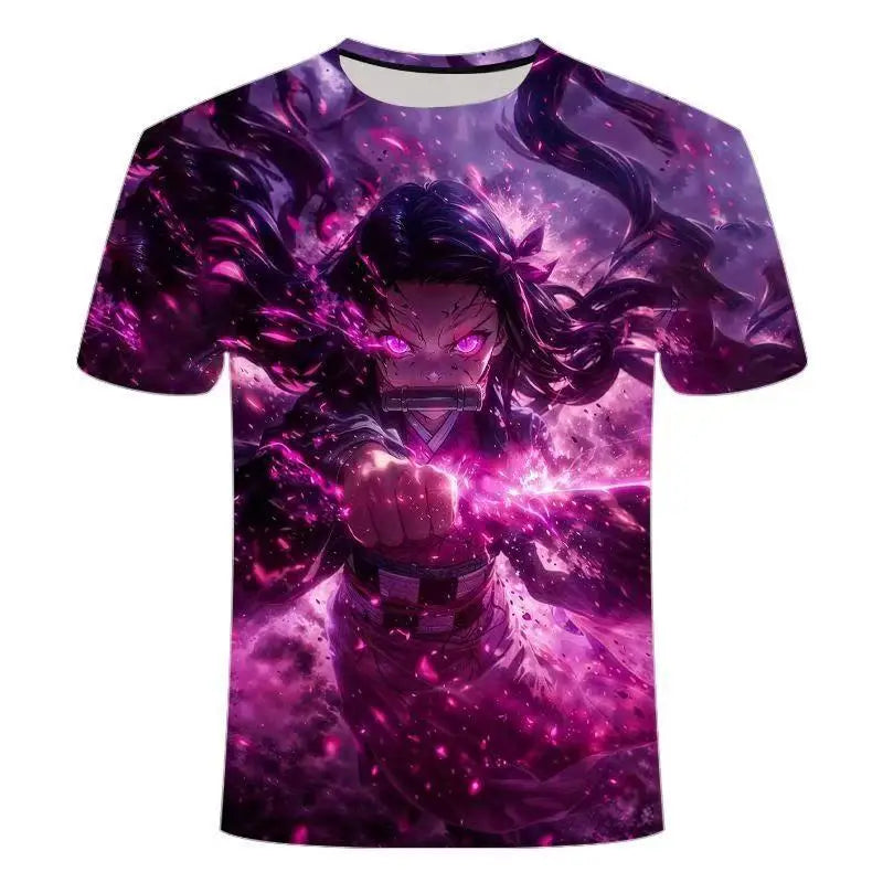 Demon Slayer- T-Shirt Imprimés Intégrale 2025!!! Différents modèles/Tailles