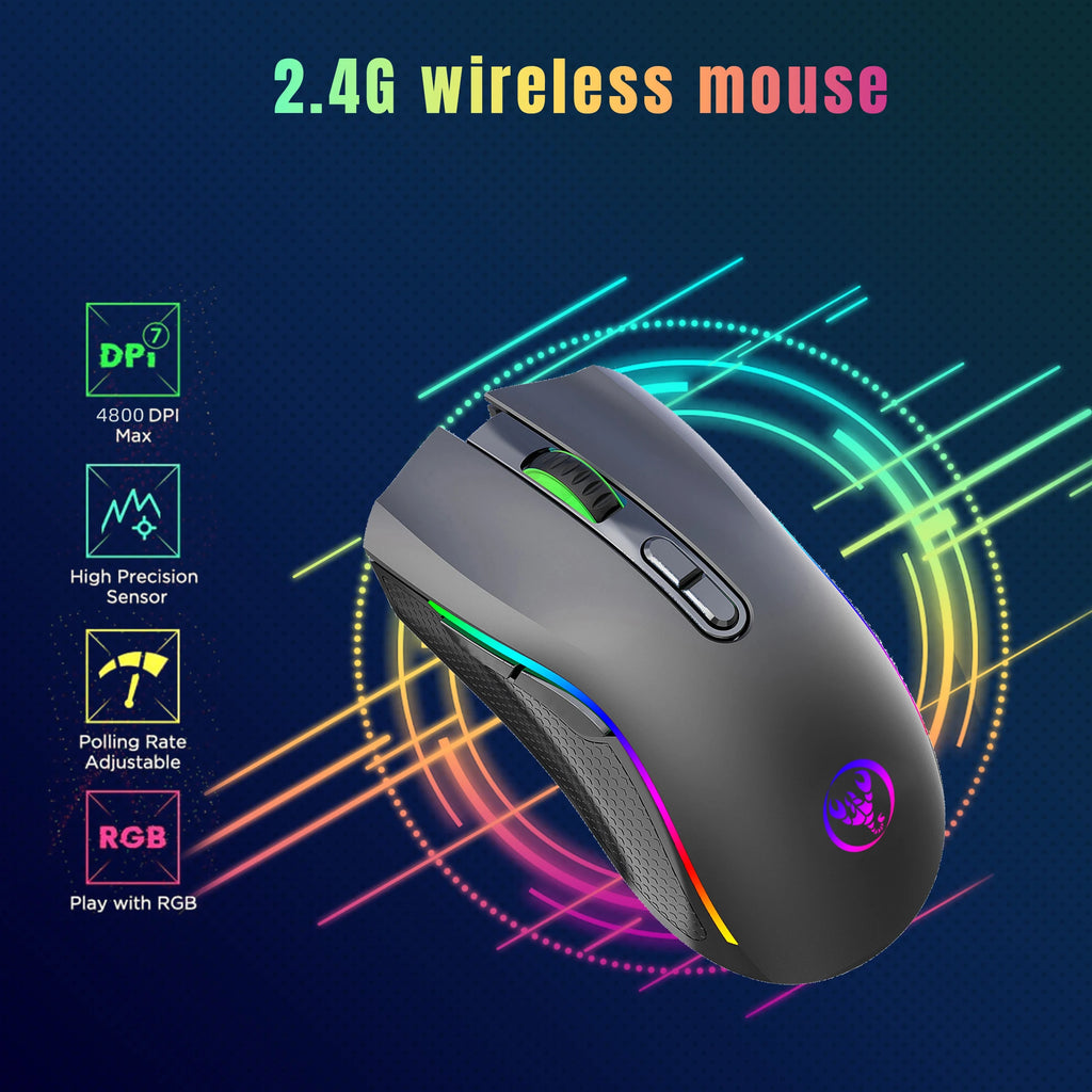 Souris Gaming Ergonomique Rechargeable