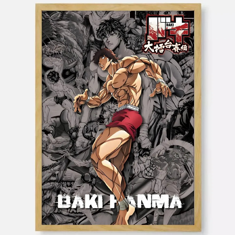 Baki- posters hd divers modèles/tailles