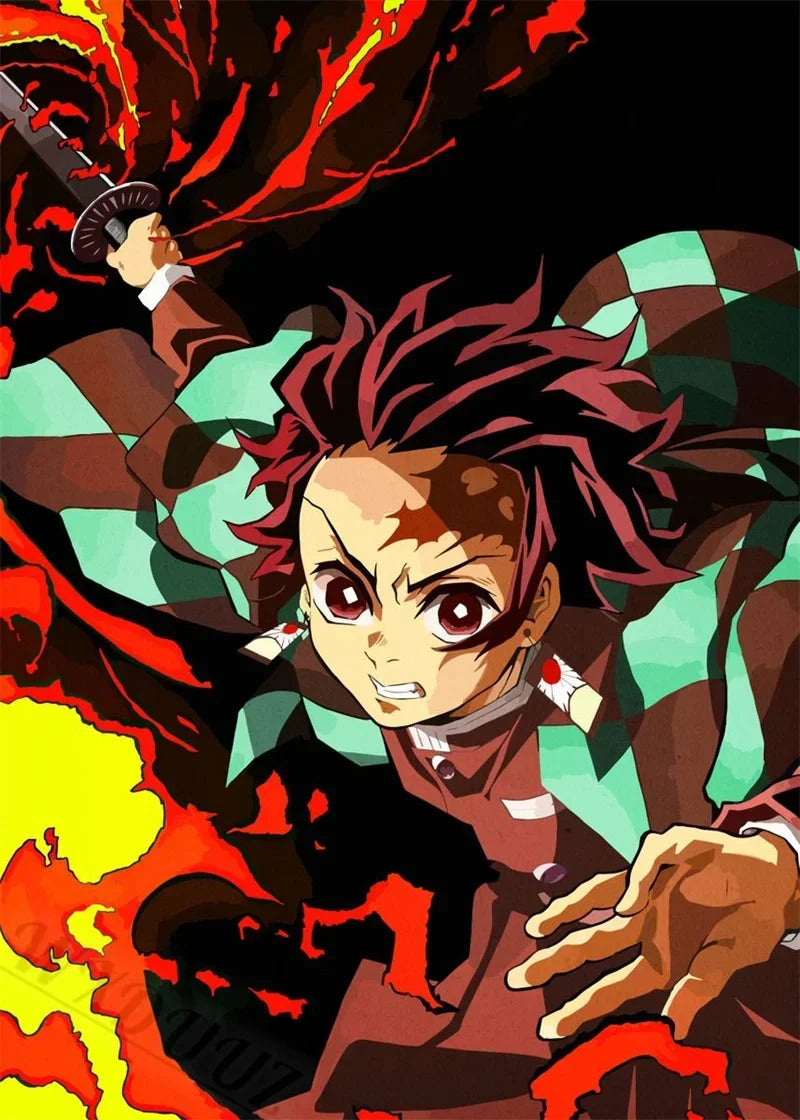 Demon Slayer-Magnifique impression 3D Différents Modèles/Tailles