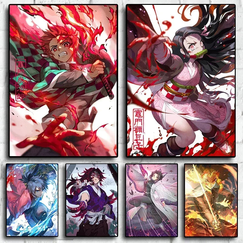 Demon Slayer-Magnifique impression 3D Différents Modèles/Tailles