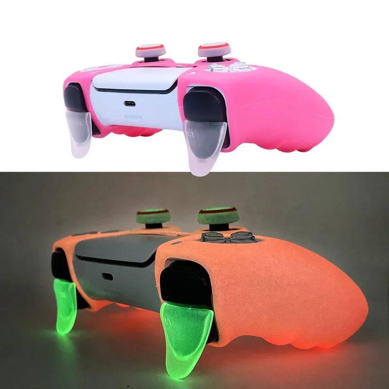 Coques En Silicon  Fluo Pour Manettes ps5 Différents colories