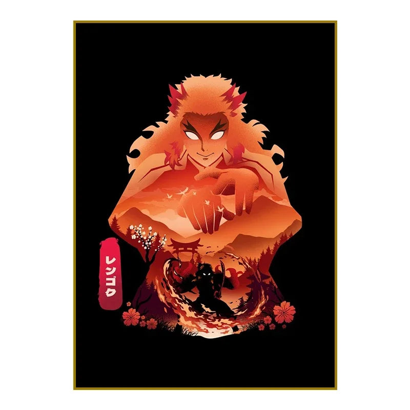 Demon Slayer-Posters Artistique 2025 Différents modèles/Tailles