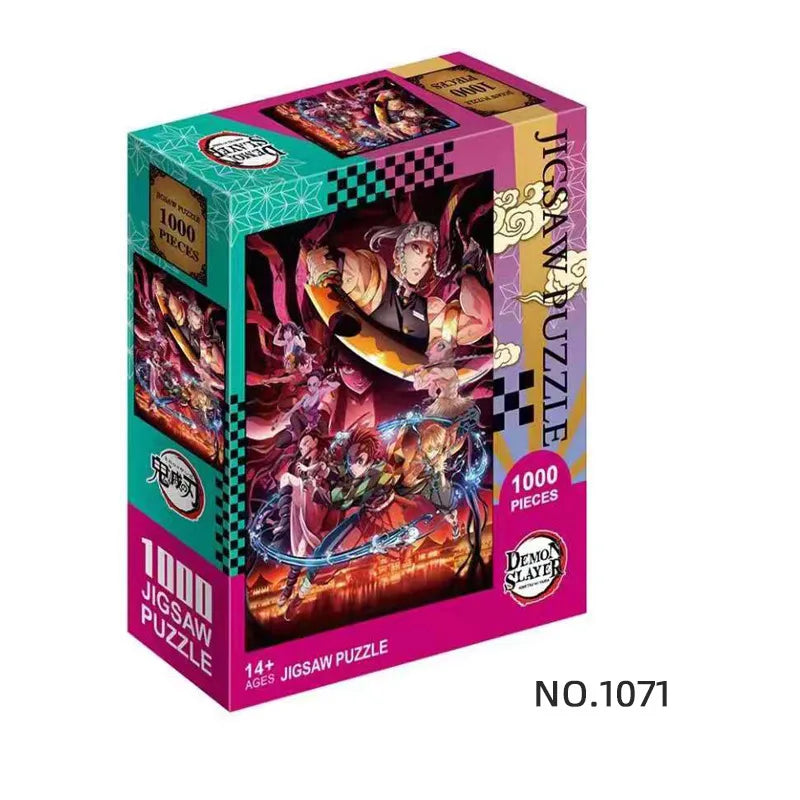 Demon Slayer-Puzzle 1000 Pieces Différents Modèles