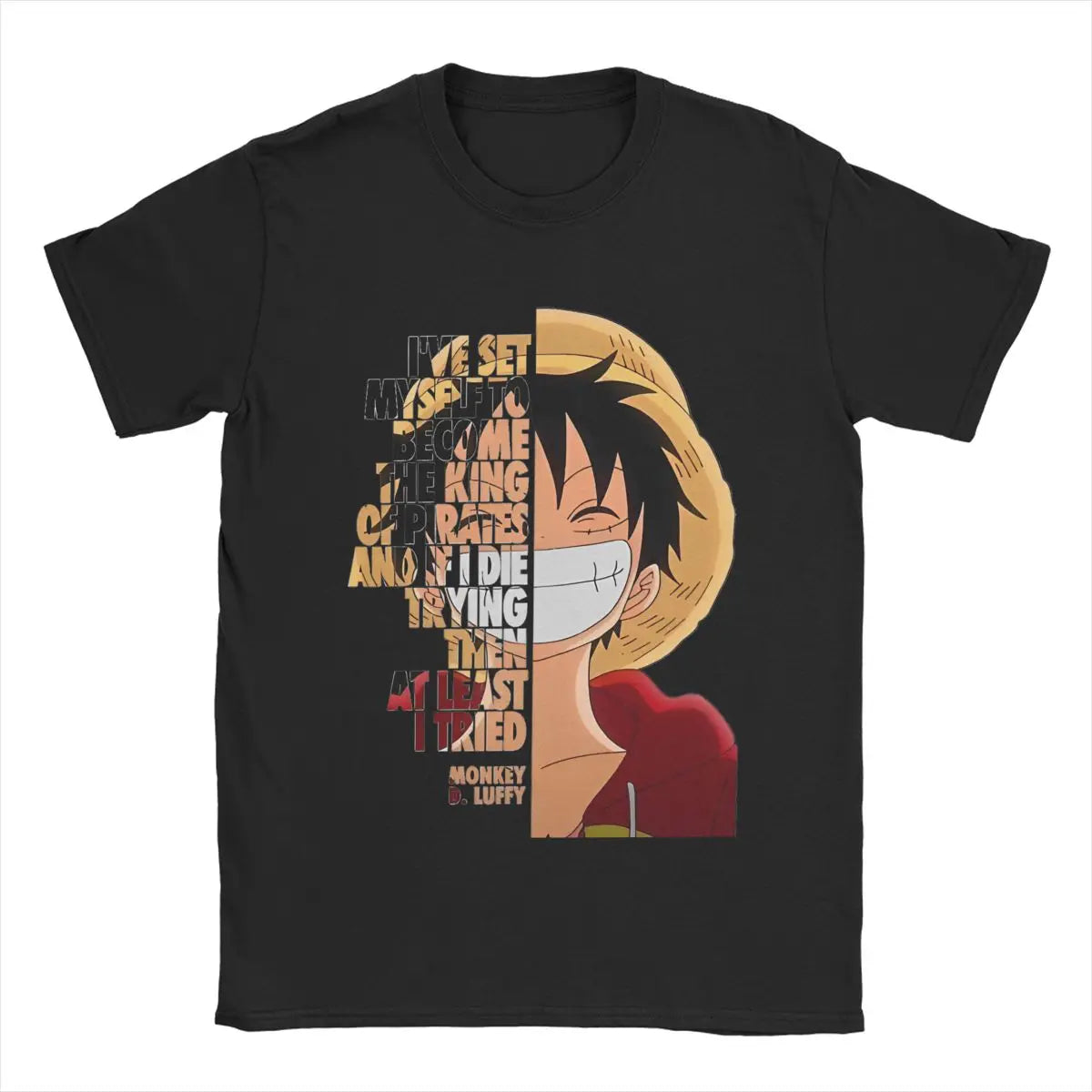 T-shirt Monkey D.Luffy Noir - One Piece