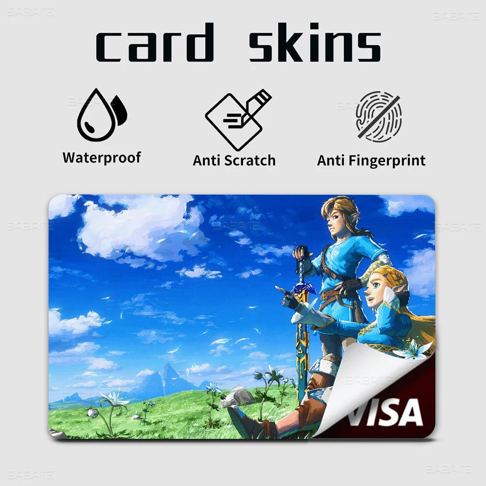 Zelda-Stickers Carte De Crédit