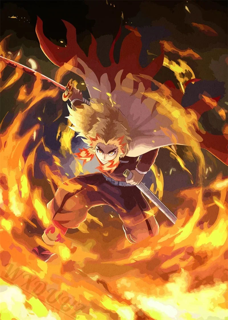 Demon Slayer-Magnifique impression 3D Différents Modèles/Tailles