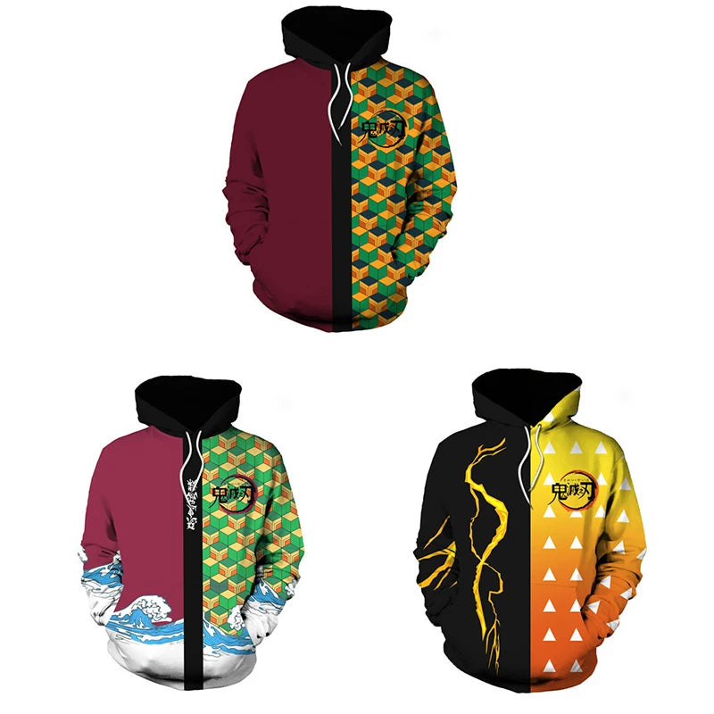 Demon slayer -sweet a capuche divers modèles/colories