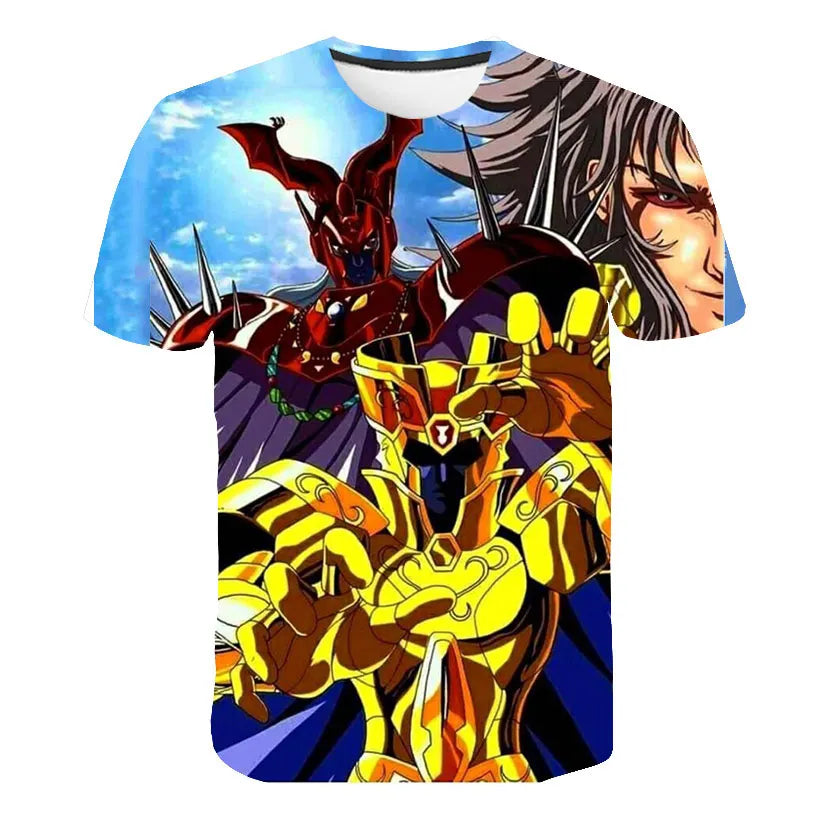 Saint Seiya-T-Shirt 3D Différents Modèles/Tailles 100% Polyester