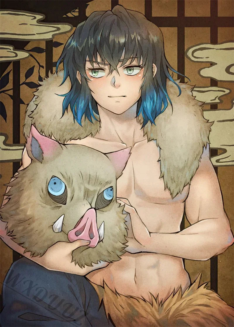 Demon Slayer-Magnifique impression 3D Différents Modèles/Tailles