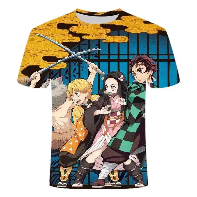Demon Slayer- T-Shirt Imprimés Intégrale 2025!!! Différents modèles/Tailles