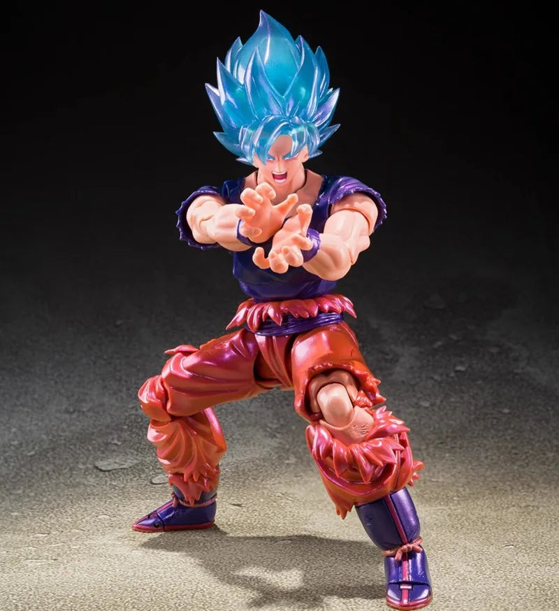 Dragon Ball z-Goku Blue KaioKen Articulé 17 Cm