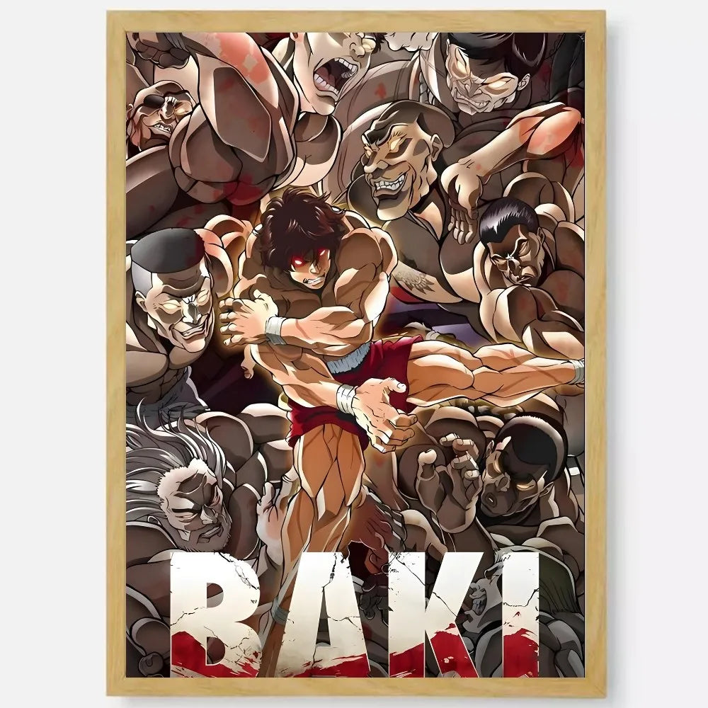Baki- posters hd divers modèles/tailles