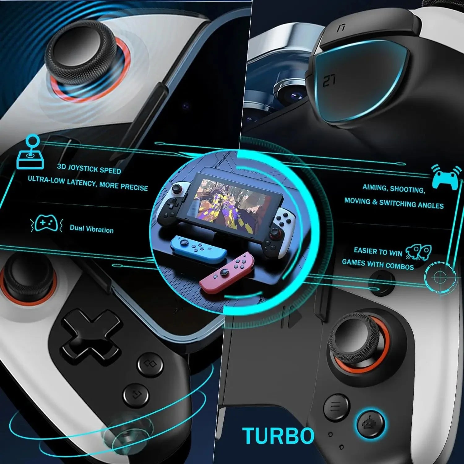 GamePad Mobile Bluetooth Switch/iPhone/Android Dual