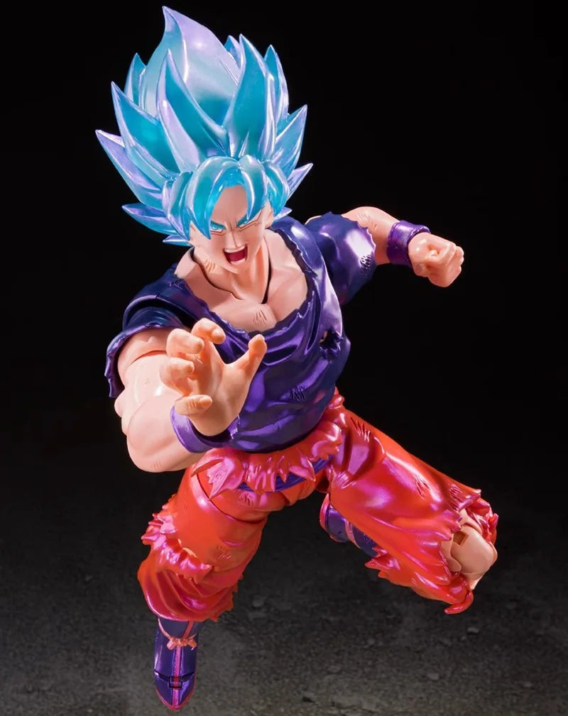 Dragon Ball z-Goku Blue KaioKen Articulé 17 Cm