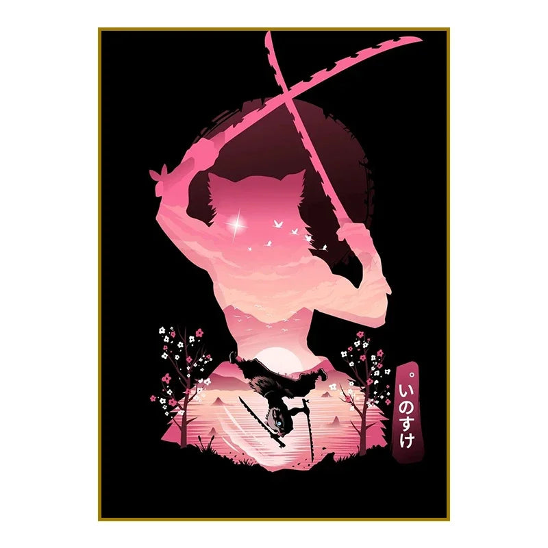 Demon Slayer-Posters Artistique 2025 Différents modèles/Tailles