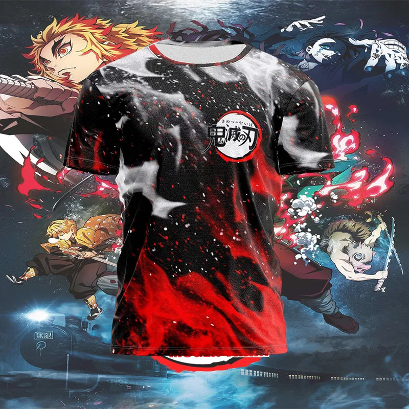 Demon Slayer-T-Shirt 3D Imprimé Différents modèles/Tailles
