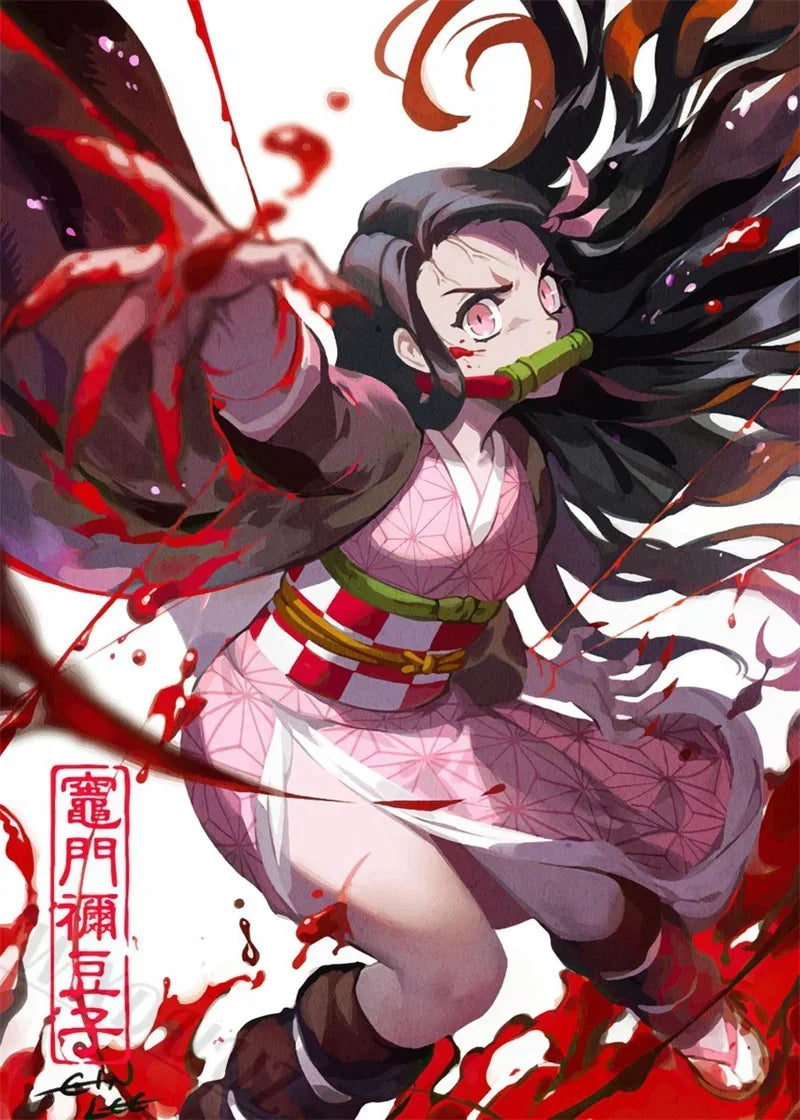 Demon Slayer-Magnifique impression 3D Différents Modèles/Tailles