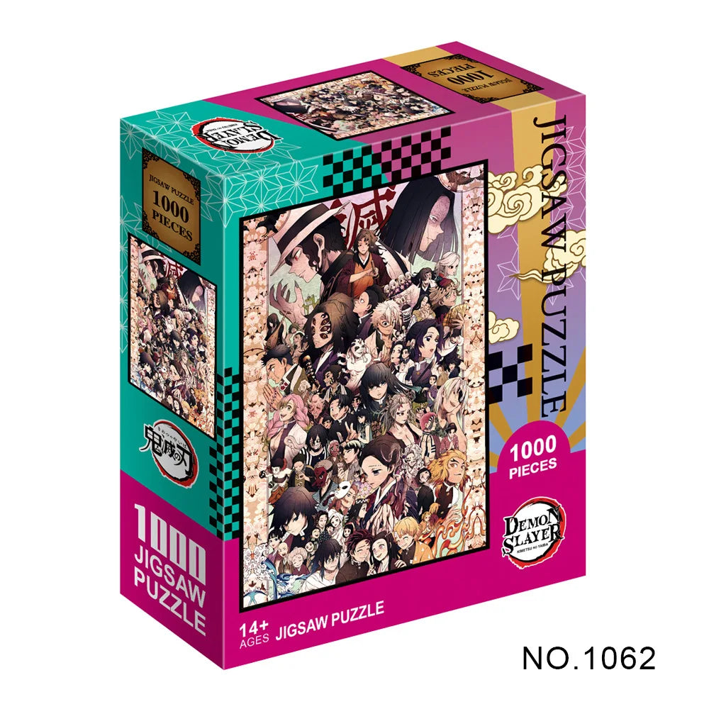 Demon Slayer-Puzzle 1000 Pieces Différents Modèles