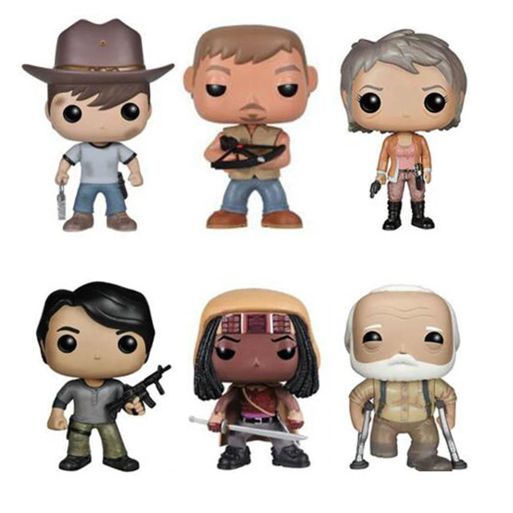 The Walking Dead Character POP 10cm Action Figure Toys