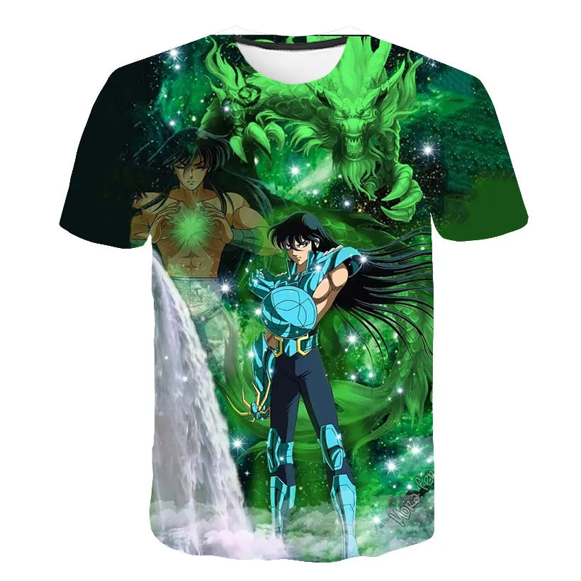 Saint Seiya-T-Shirt 3D Différents Modèles/Tailles 100% Polyester