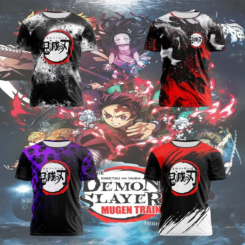 Demon Slayer-T-Shirt 3D Imprimé Différents modèles/Tailles