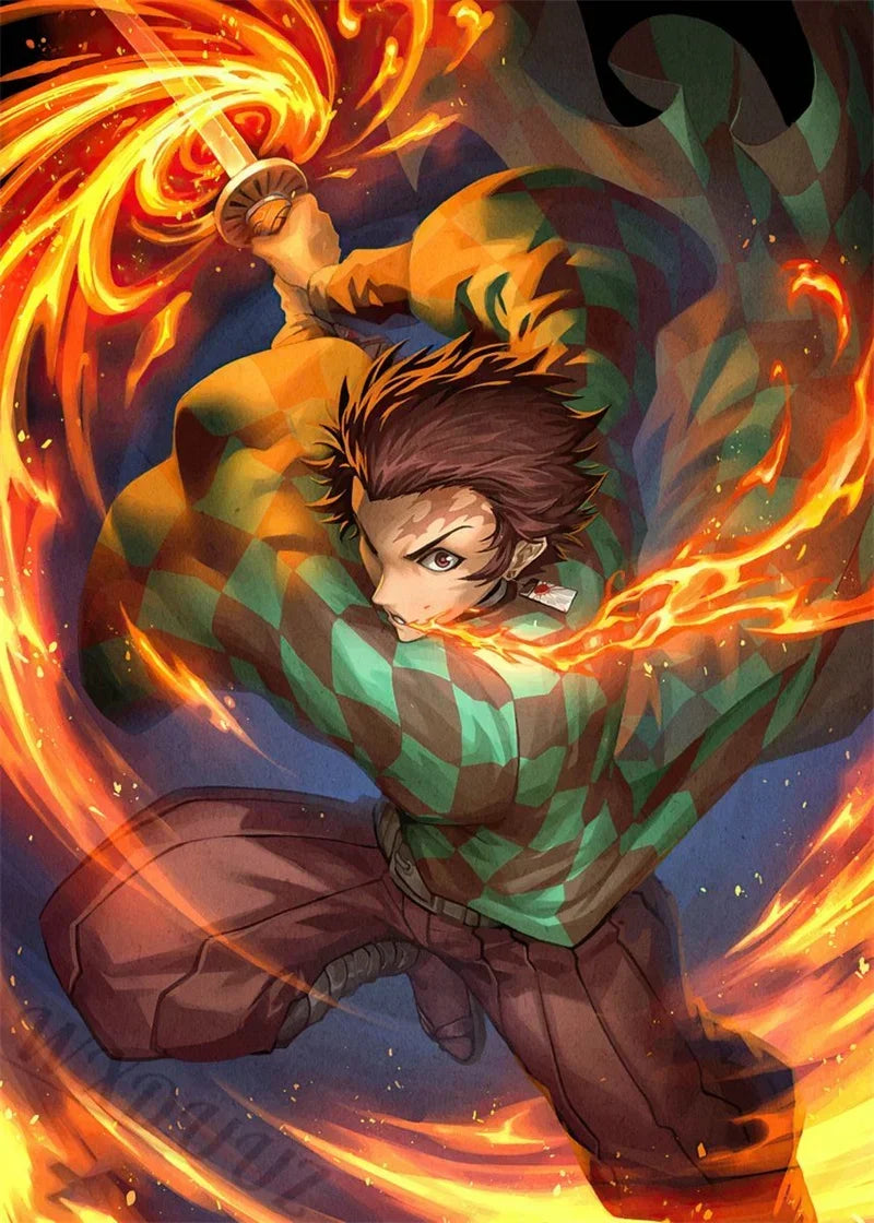 Demon Slayer-Magnifique impression 3D Différents Modèles/Tailles