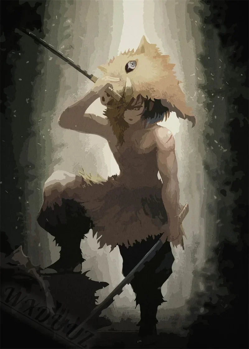 Demon Slayer-Magnifique impression 3D Différents Modèles/Tailles