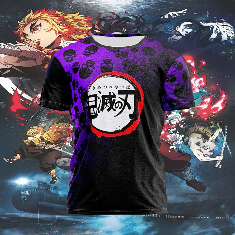 Demon Slayer-T-Shirt 3D Imprimé Différents modèles/Tailles