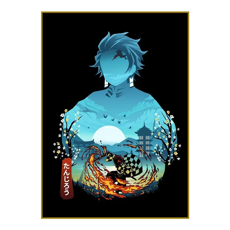 Demon Slayer-Posters Artistique 2025 Différents modèles/Tailles