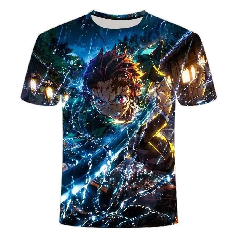 Demon Slayer- T-Shirt Imprimés Intégrale 2025!!! Différents modèles/Tailles