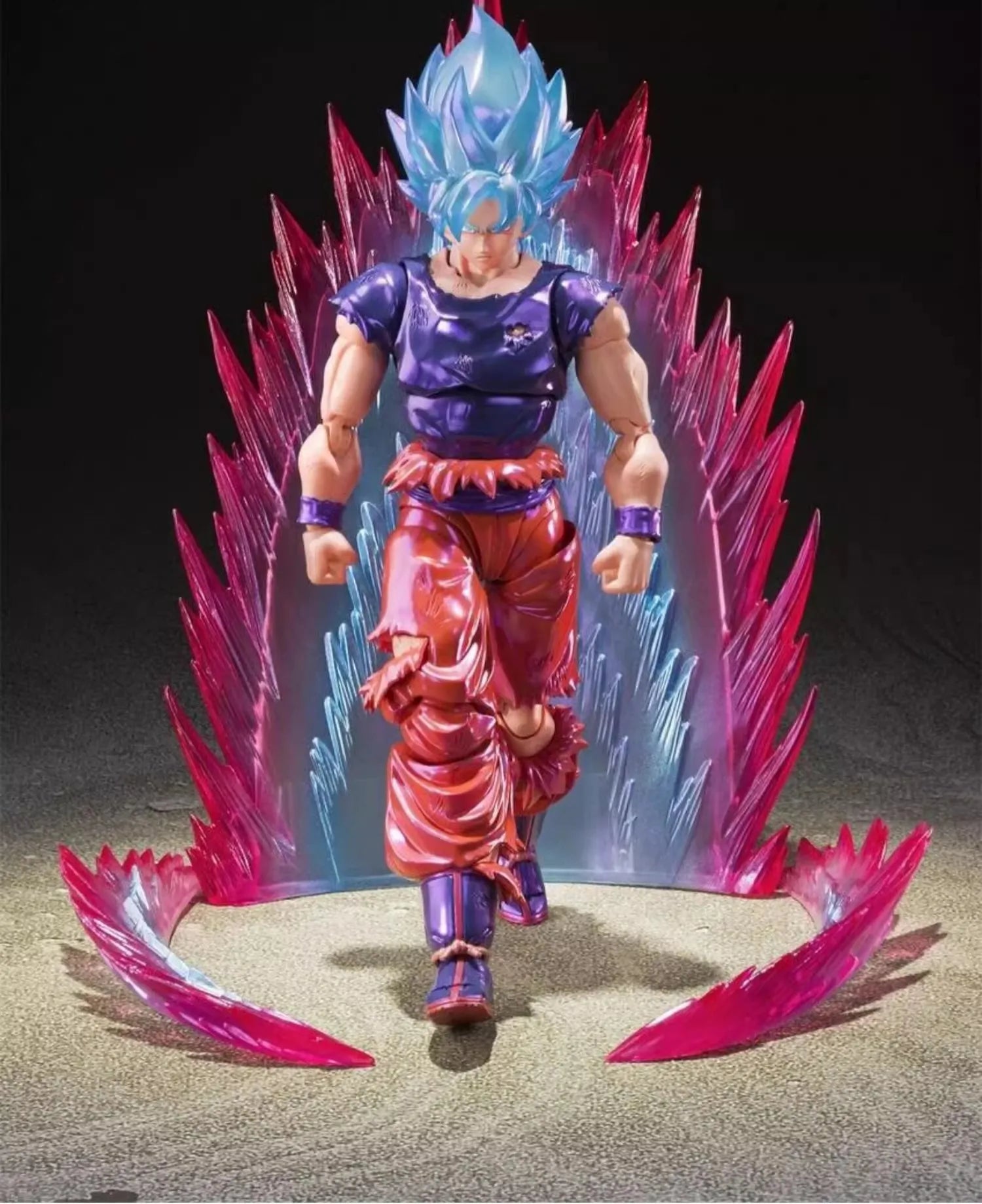 Dragon Ball z-Goku Blue KaioKen Articulé 17 Cm