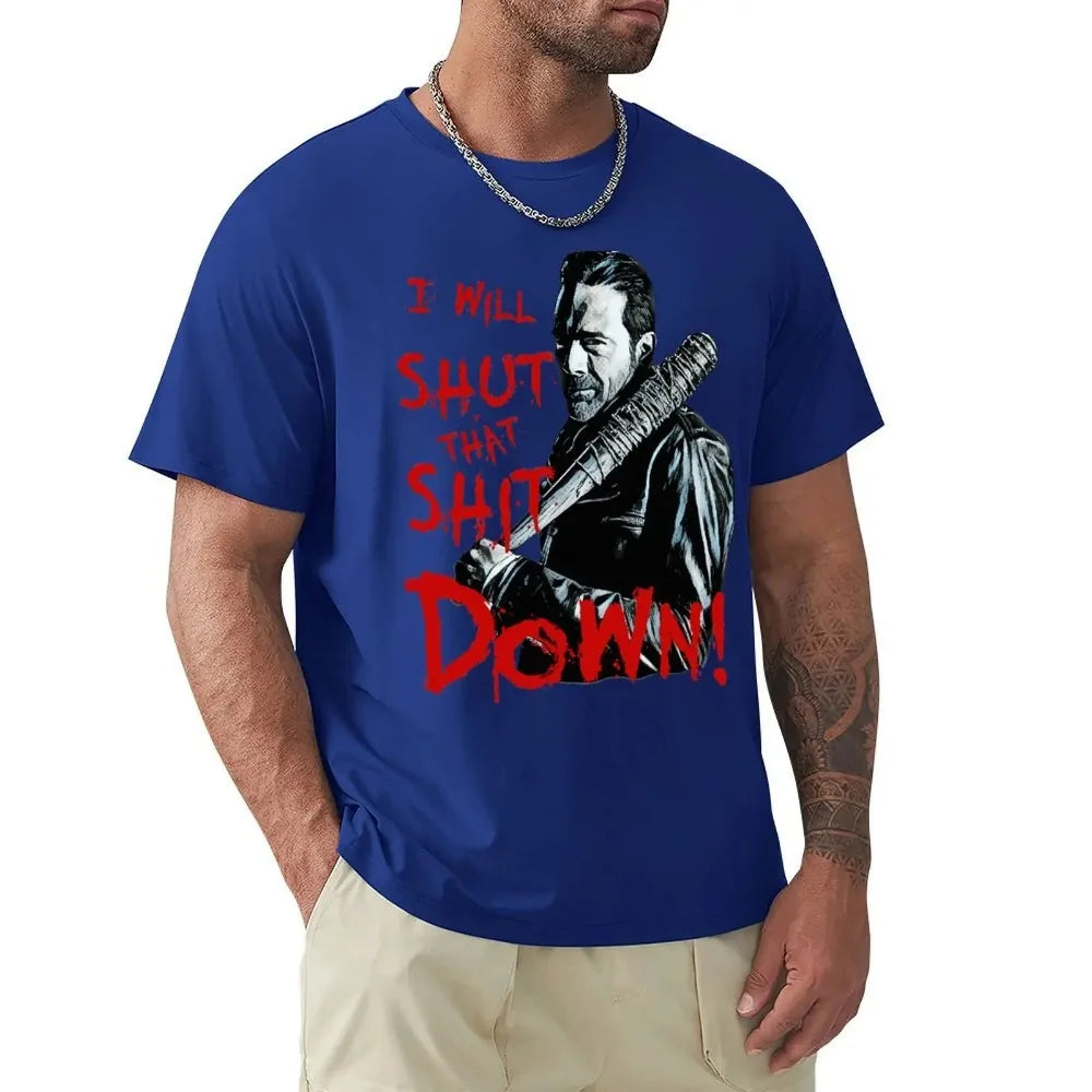 The Walking Dead-Negan  T-Shirts  100% Cotton Différents colories /Tailles