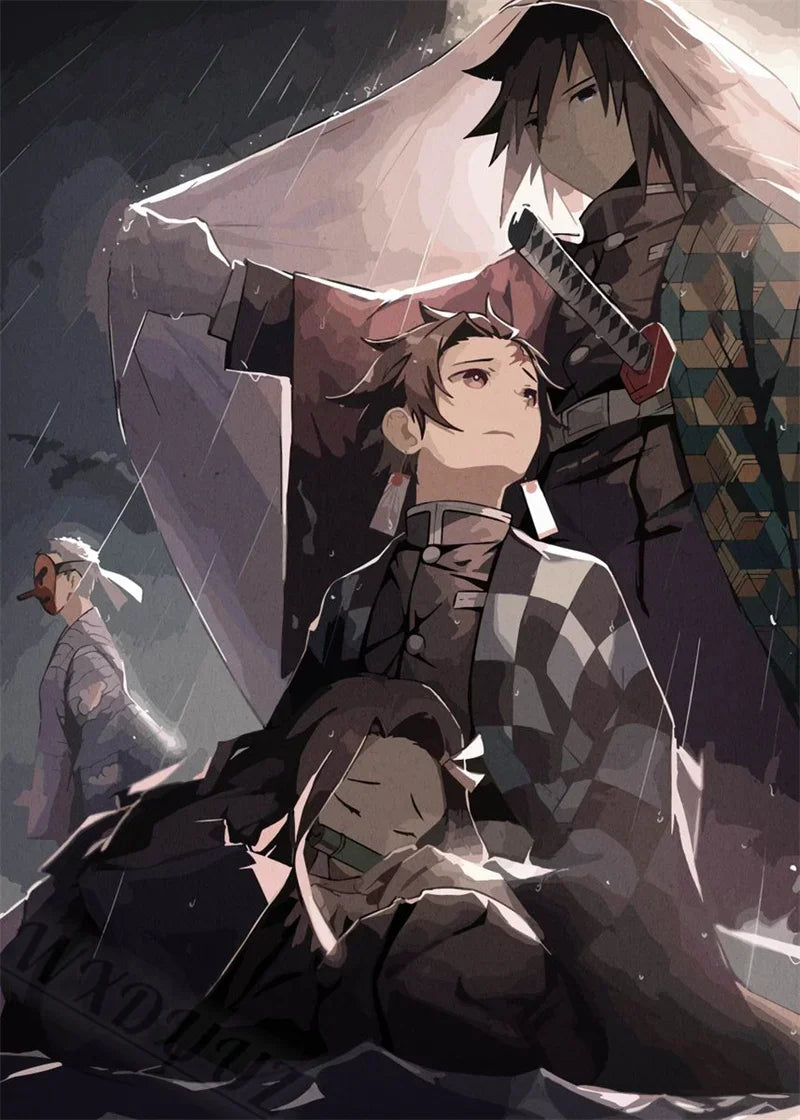 Demon Slayer-Magnifique impression 3D Différents Modèles/Tailles