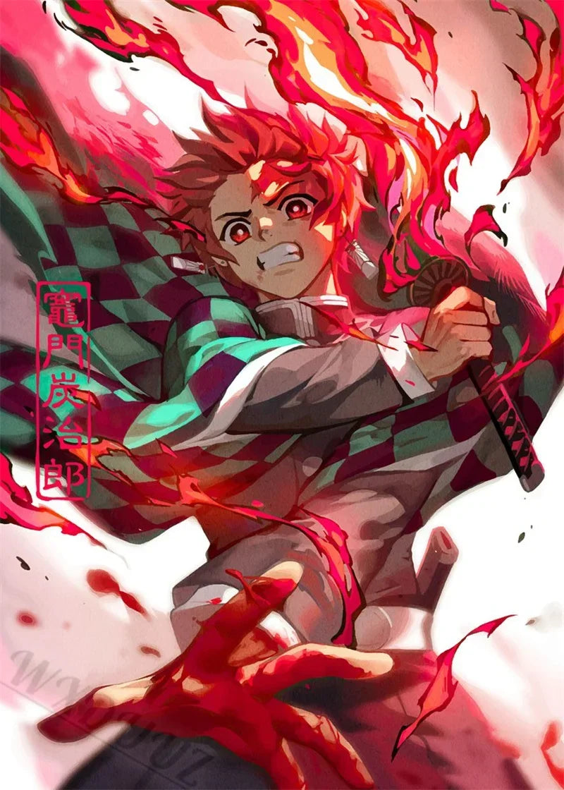 Demon Slayer-Magnifique impression 3D Différents Modèles/Tailles