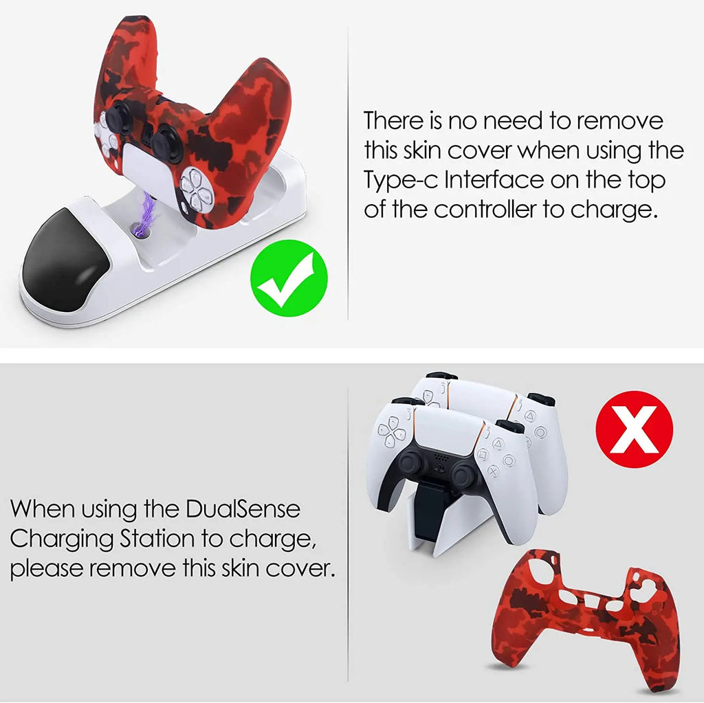 Coques En Silicon Pour Manettes ps5 Différents Modèles Et Colories