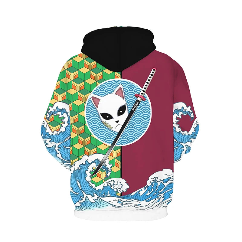 Demon slayer -sweet a capuche divers modèles/colories