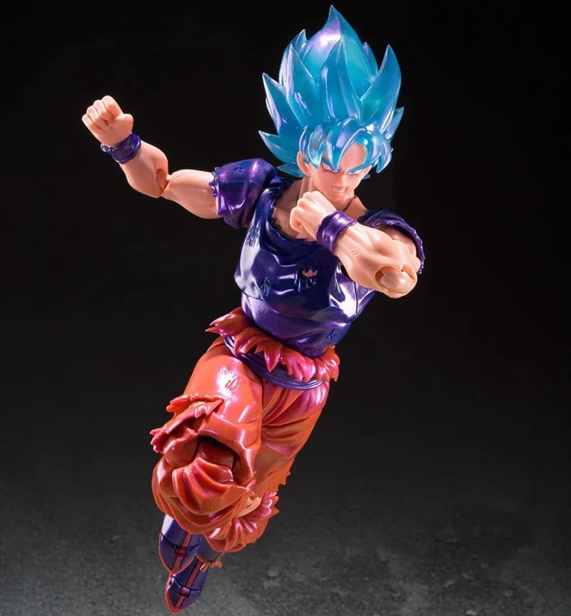 Dragon Ball z-Goku Blue KaioKen Articulé 17 Cm