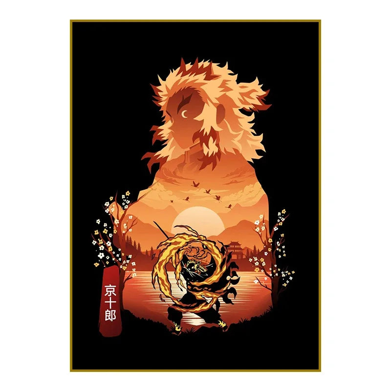 Demon Slayer-Posters Artistique 2025 Différents modèles/Tailles