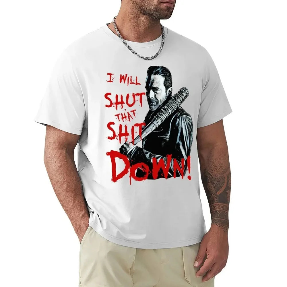 The Walking Dead-Negan  T-Shirts  100% Cotton Différents colories /Tailles