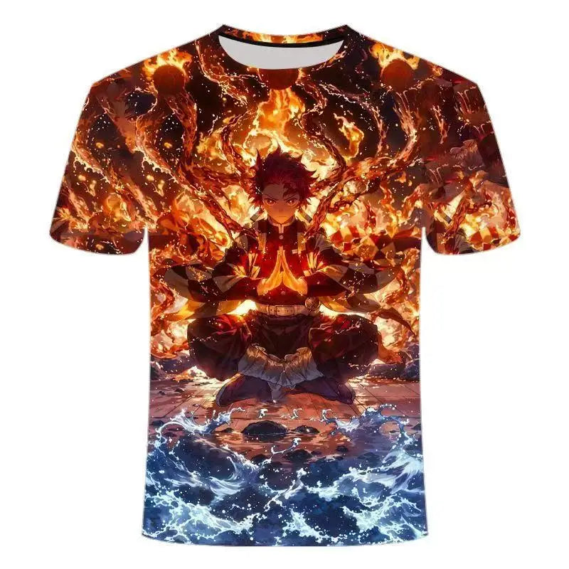 Demon Slayer- T-Shirt Imprimés Intégrale 2025!!! Différents modèles/Tailles