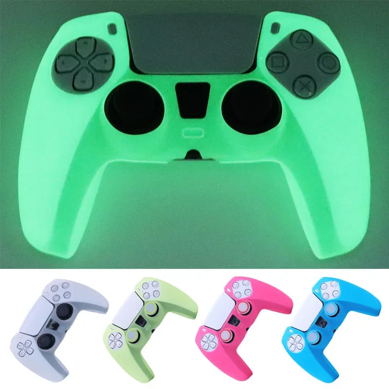 Coques En Silicon  Fluo Pour Manettes ps5 Différents colories