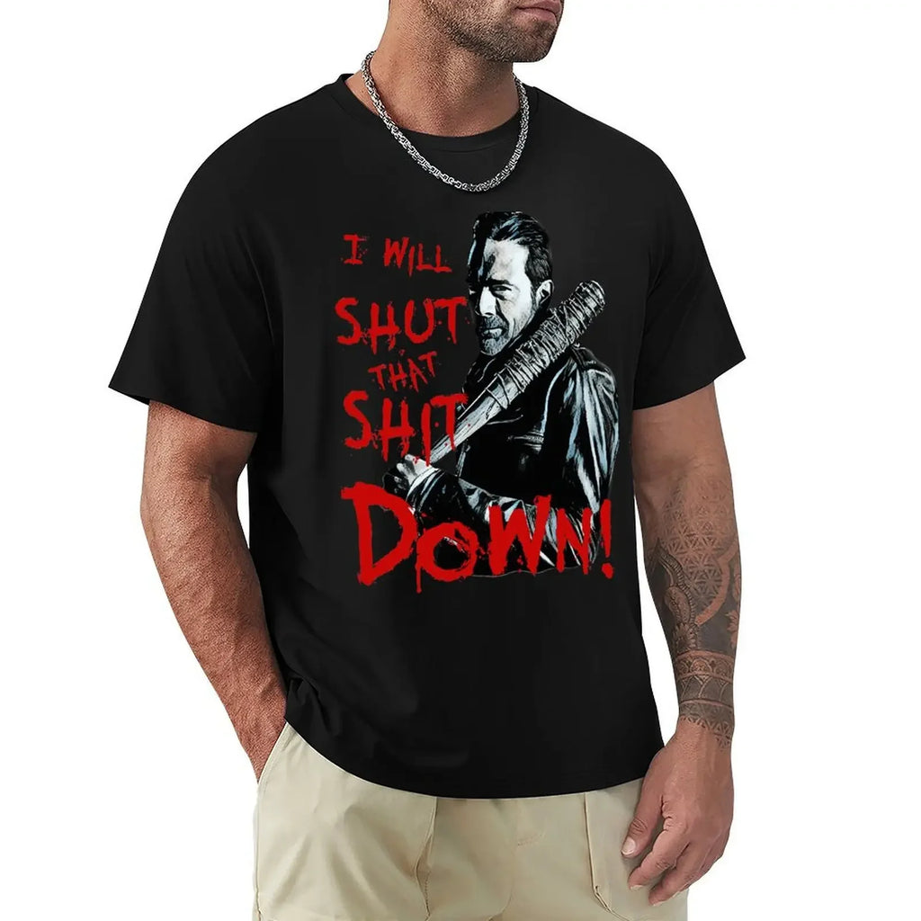 The Walking Dead-Negan  T-Shirts  100% Cotton Différents colories /Tailles