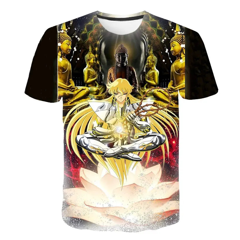 Saint Seiya-T-Shirt 3D Différents Modèles/Tailles 100% Polyester