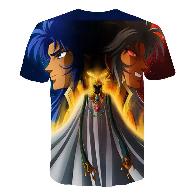 Saint Seiya-T-Shirt 3D Différents Modèles/Tailles 100% Polyester